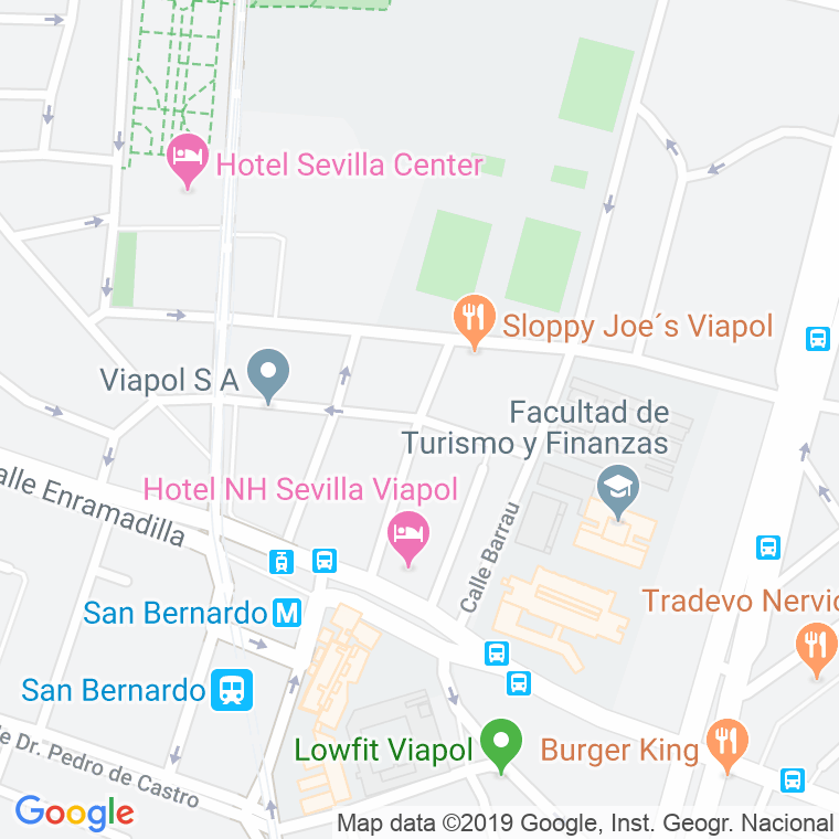 Código Postal calle Jose Recuerda Rubio en Sevilla