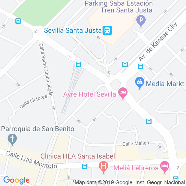 Código Postal calle Pablo Picasso en Sevilla