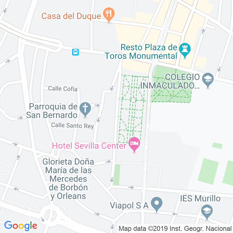 Código Postal calle Parroco Jose Alvarez Allende en Sevilla