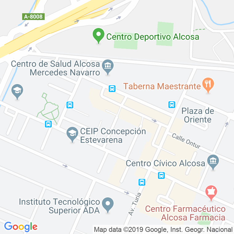 Código Postal calle Ayora en Sevilla