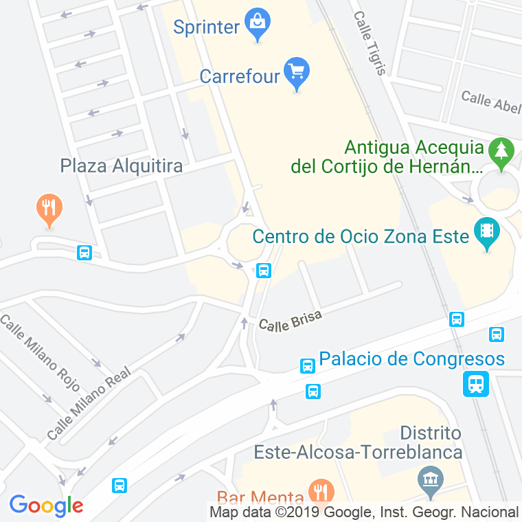 Código Postal calle Acogida, La, glorieta en Sevilla