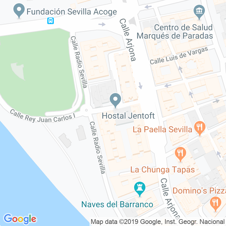 Código Postal calle Ajedrez en Sevilla