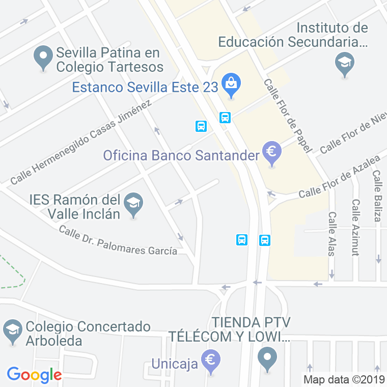 Código Postal calle Casiodoro De Reina en Sevilla
