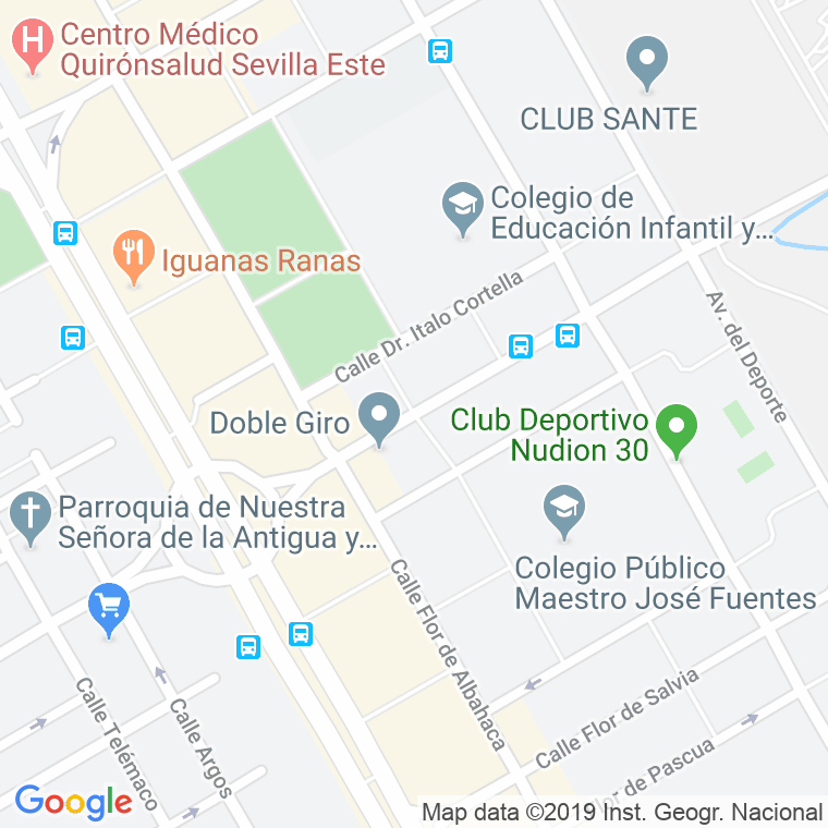 Código Postal calle Flor De Gitanilla en Sevilla