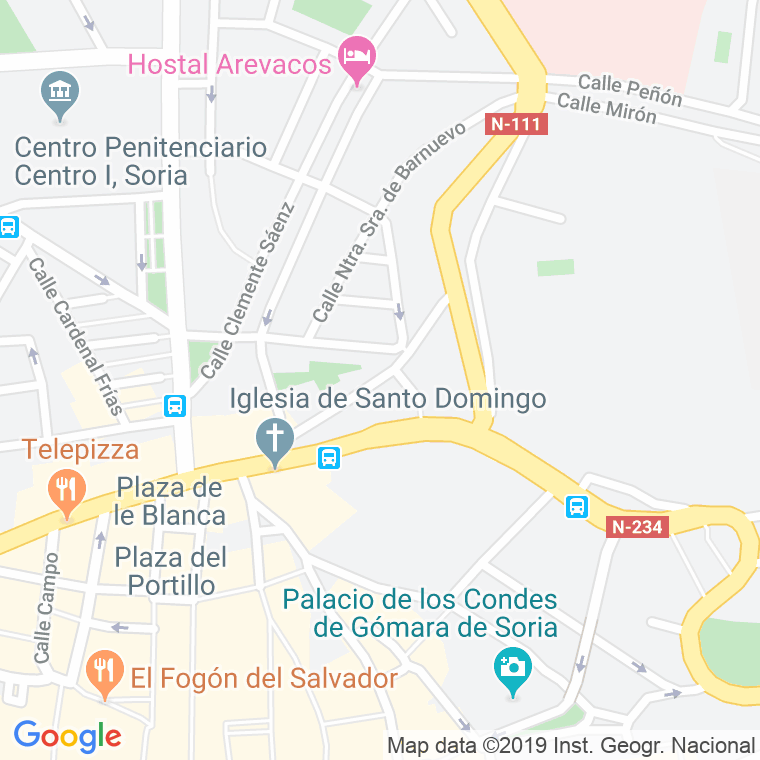 Código Postal calle Marmullete   (Impares Del 21 Al Final) en Soria