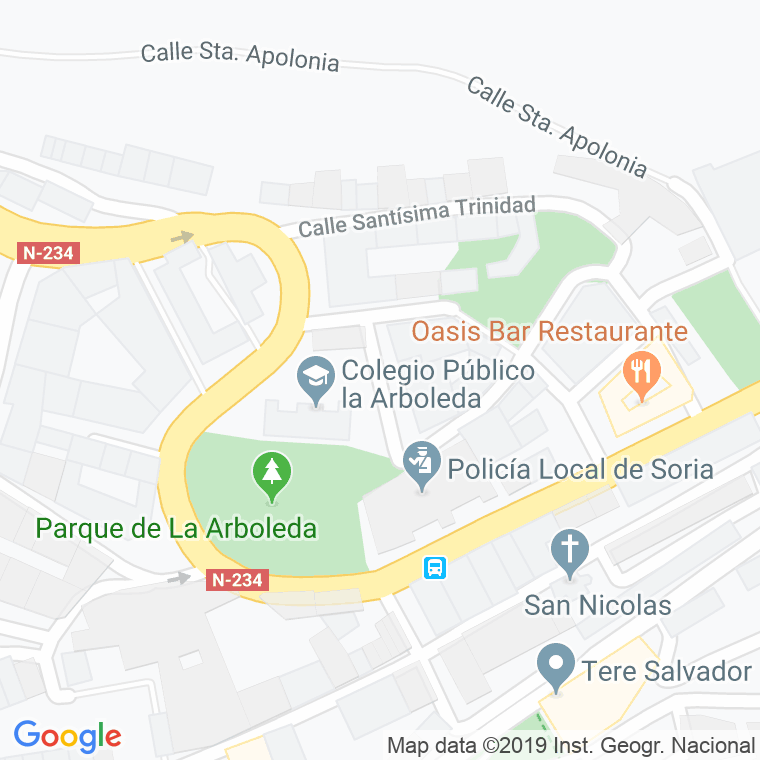 Código Postal calle Pozo Albar, travesia en Soria