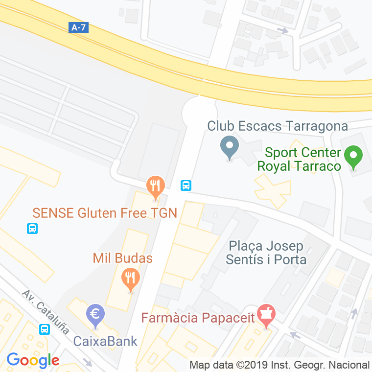 Código Postal calle Frai Antoni Cardona I Grau en Tarragona