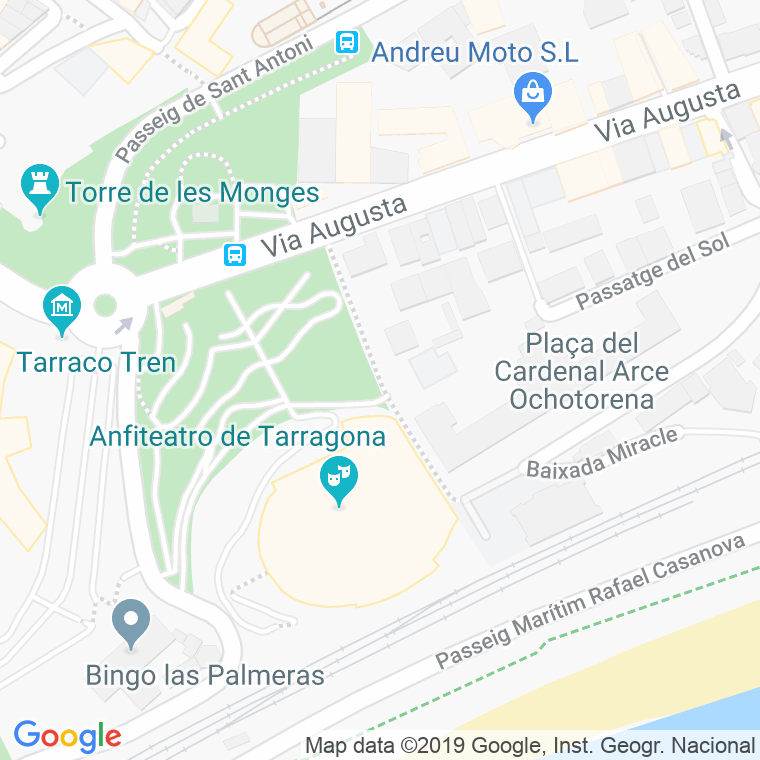 Código Postal calle Escales Del Miracle, Dels en Tarragona