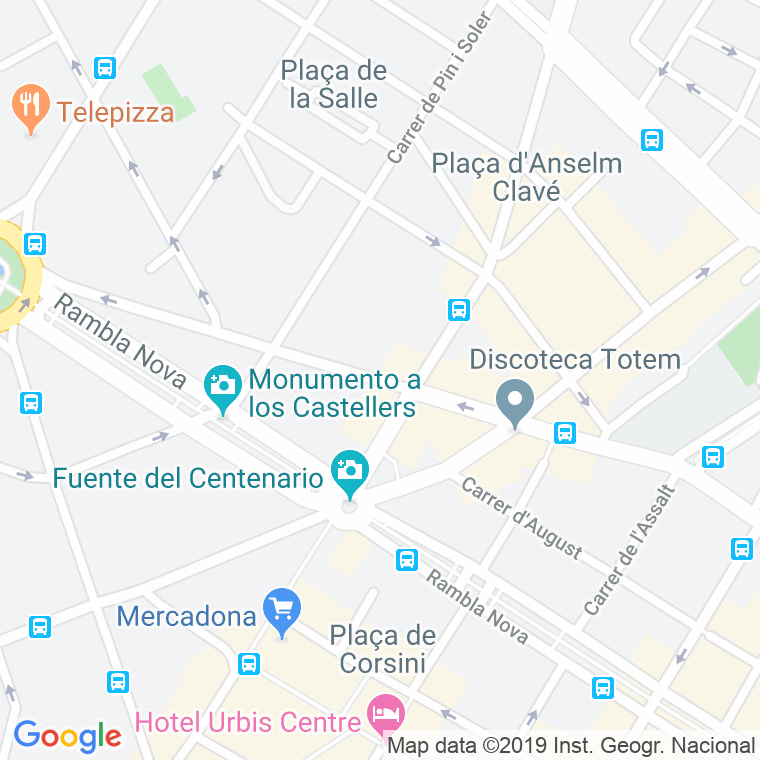 Código Postal calle Estanislau Figueras, avinguda (Impares Del 1 Al 13)  (Pares Del 2 Al 16) en Tarragona