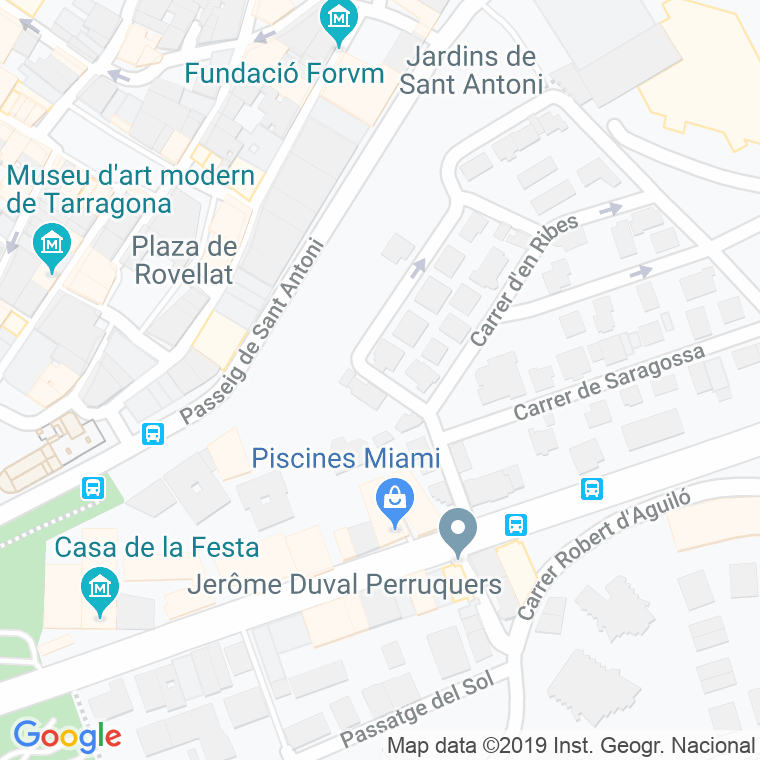 Código Postal calle Huya en Tarragona