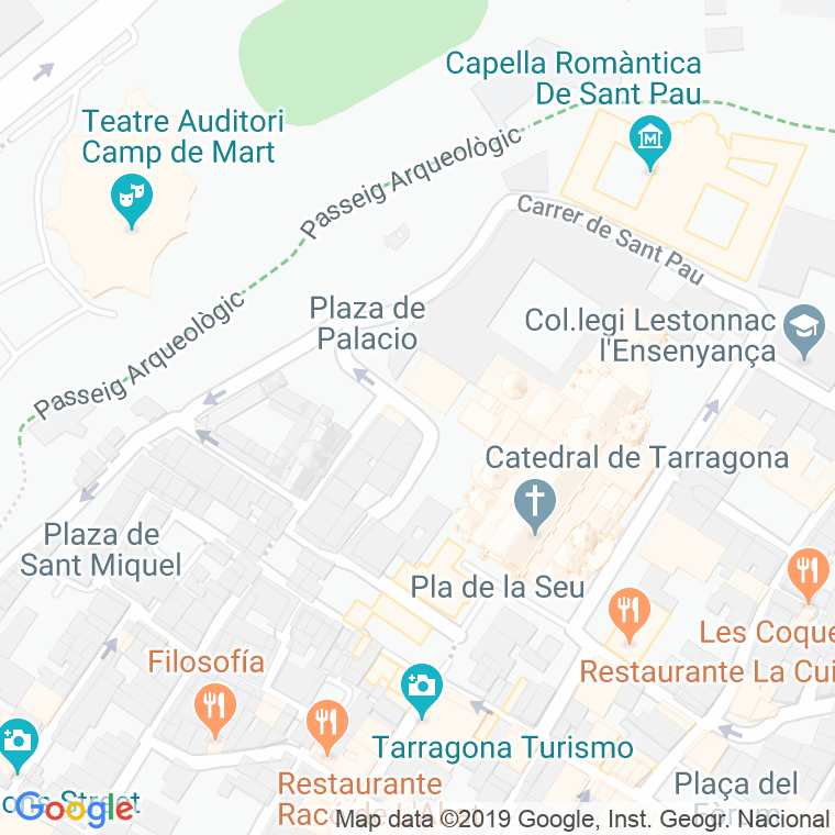 Código Postal calle Mare De Deu Del Claustre en Tarragona