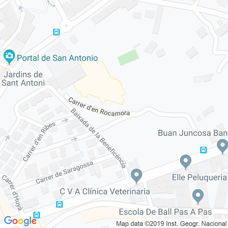 Código Postal calle Rocamora en Tarragona