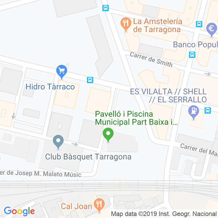 Código Postal calle Josep Catala Rufa en Tarragona