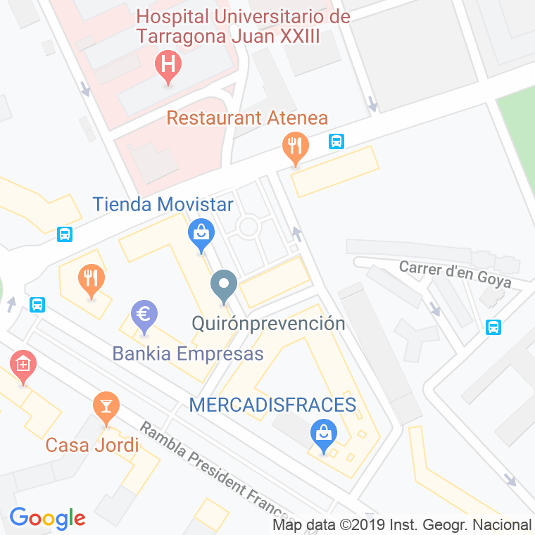 Código Postal calle Set Lledoners en Tarragona