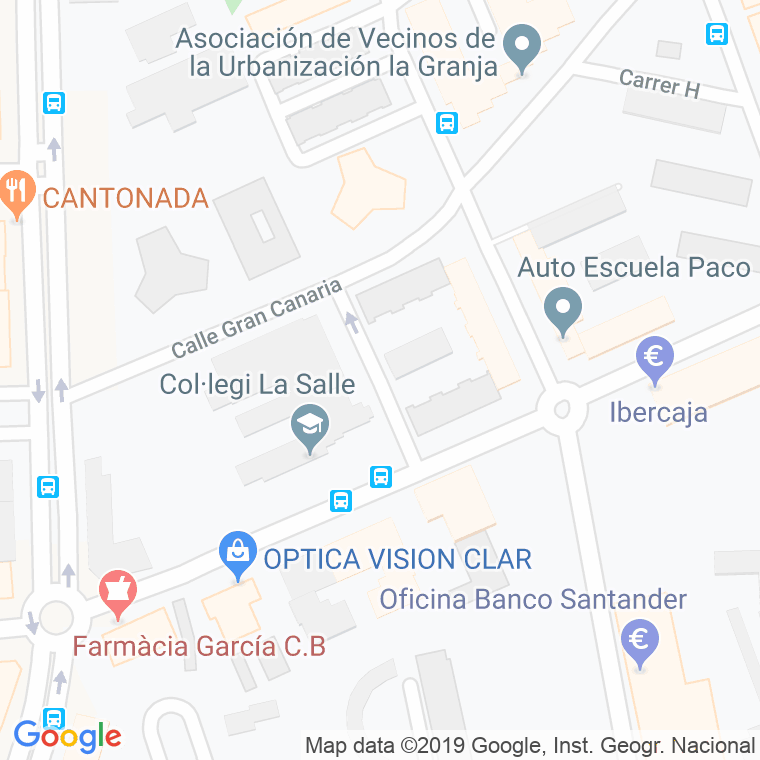 Código Postal calle Lanzarote en Tarragona
