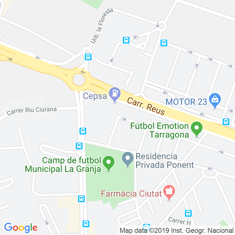 Código Postal calle Puigpelat en Tarragona