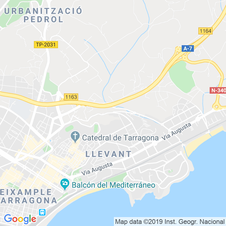 Código Postal calle Ermita Del Llorito en Tarragona