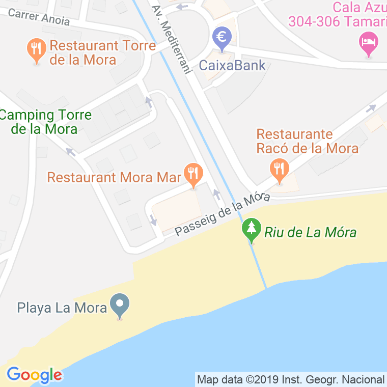 Código Postal calle Mora, De La, passeig en Tarragona