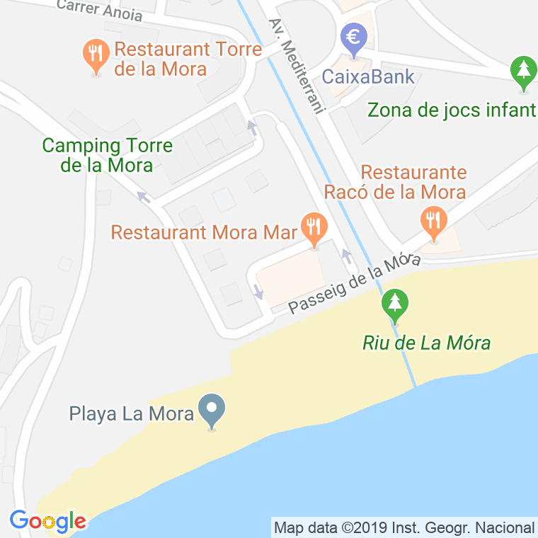 Código Postal calle Posidonia, De La (Cala Tamarit), passatge en Tarragona