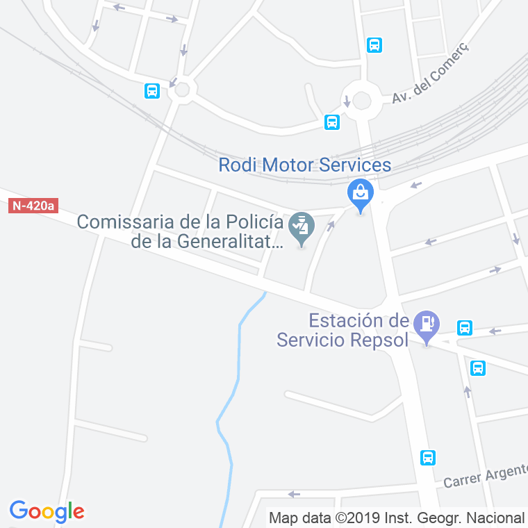 Código Postal calle Menta en Reus