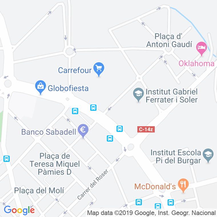 Código Postal calle Alcalde Segimon en Reus