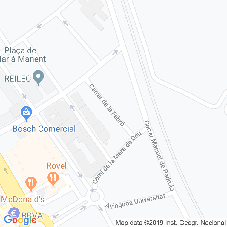 Código Postal calle Febro, La en Reus