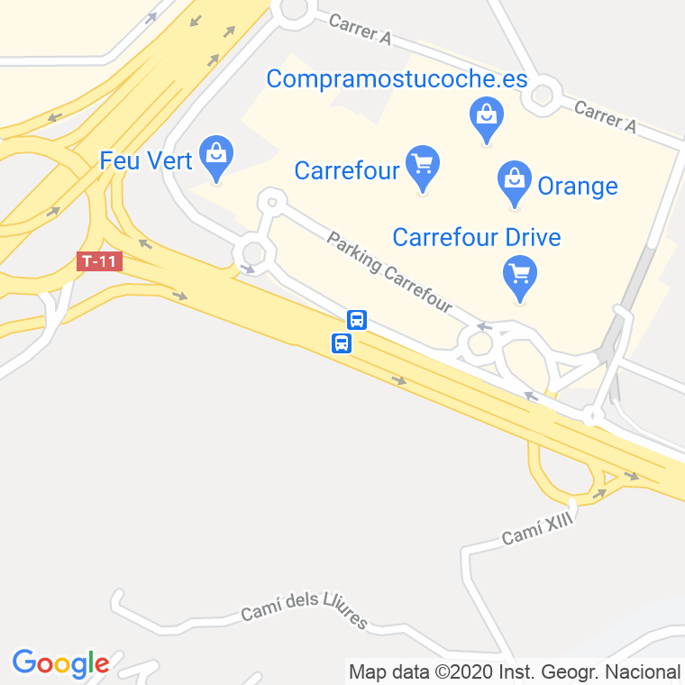 Código Postal calle Canonja, De La, carretera en Reus