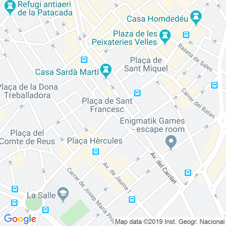 Código Postal calle Escorredors De Sant Francesc en Reus