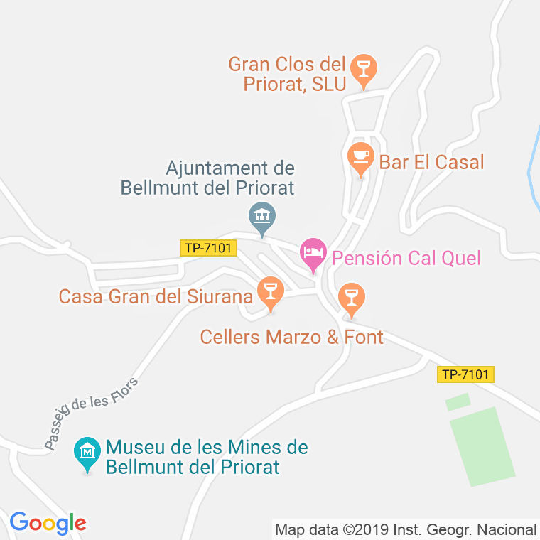 Código Postal de Bellmunt Del Priorat en Tarragona