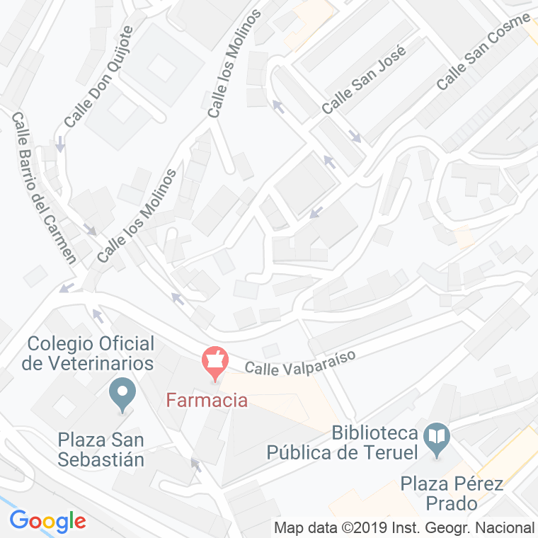 Código Postal calle Cuevas Del Siete   (Impares Del 1 Al 27)  (Pares Del 2 Al 20) en Teruel