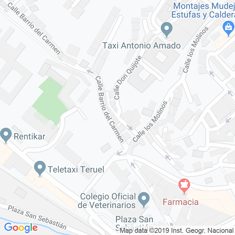Código Postal calle Rueda, La en Teruel