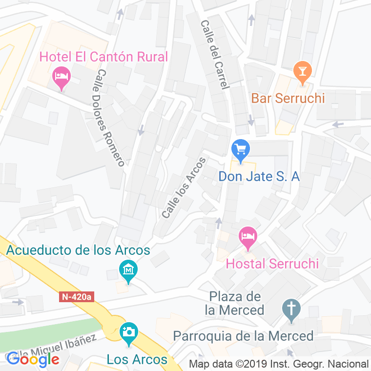 Código Postal calle Arcos, Los en Teruel