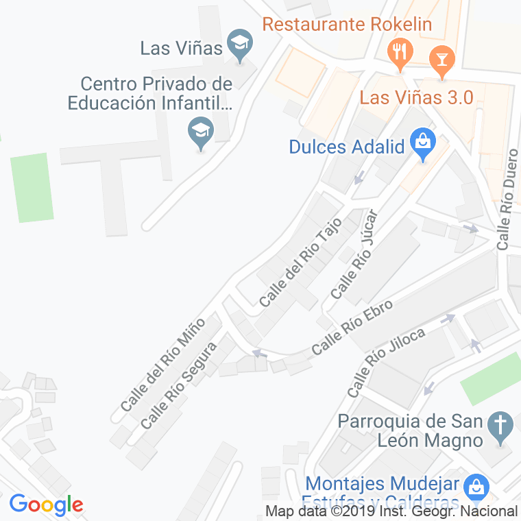 Código Postal calle Rio Miño en Teruel
