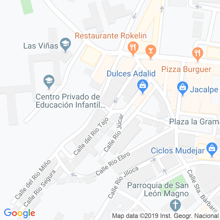 Código Postal calle Rio Tajo en Teruel
