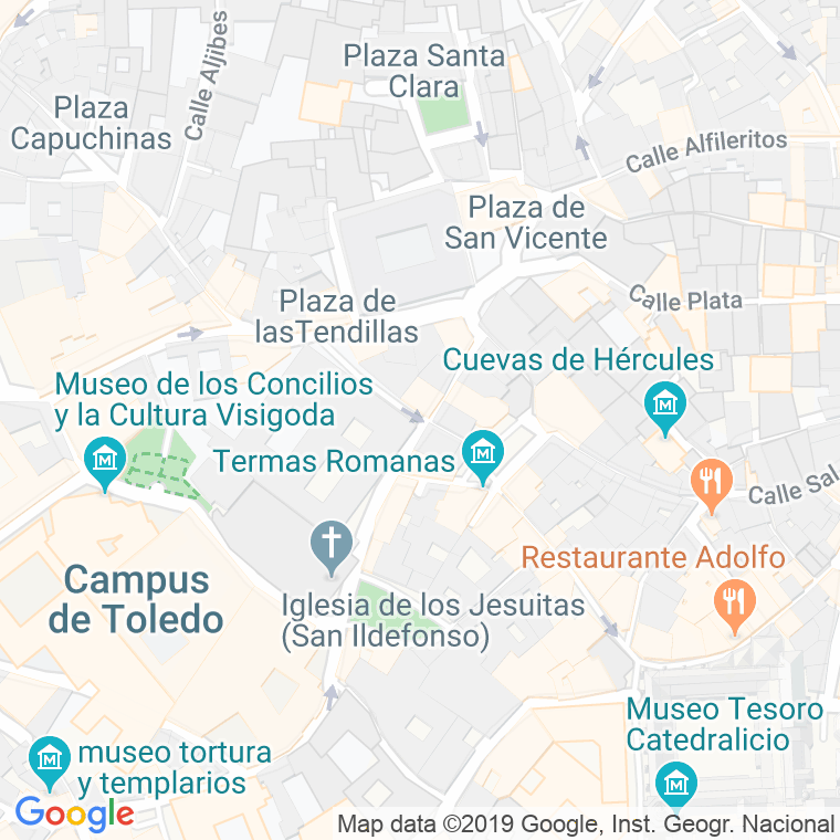 Código Postal calle Navarro Ledesma   (Impares Del 1 Al 1)  (Pares Del 2 Al 4) en Toledo