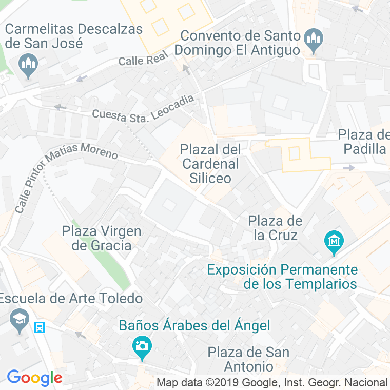 Código Postal calle Colegio Doncellas en Toledo