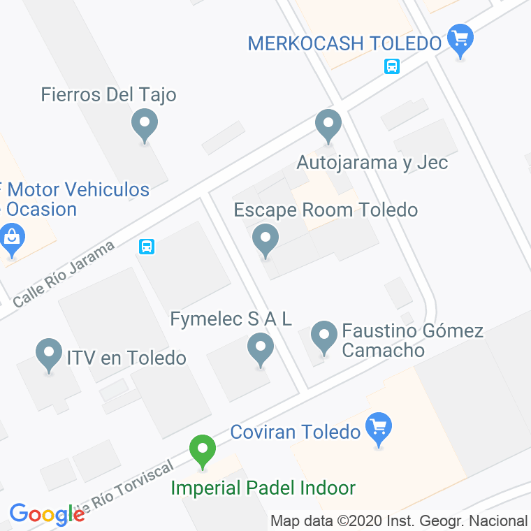 Código Postal calle Ventalamo en Toledo