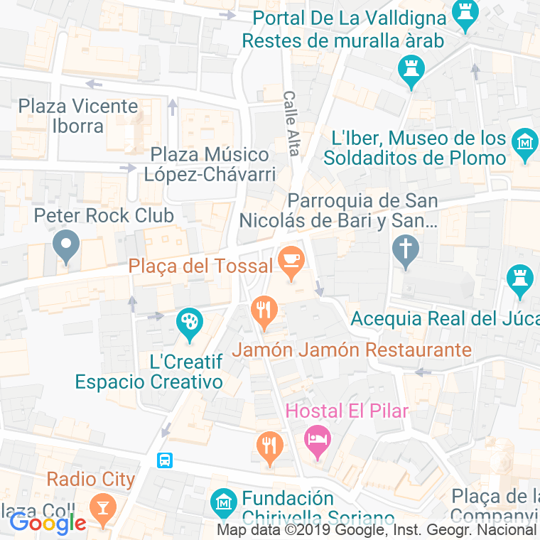 Código Postal calle Caldereros en Valencia