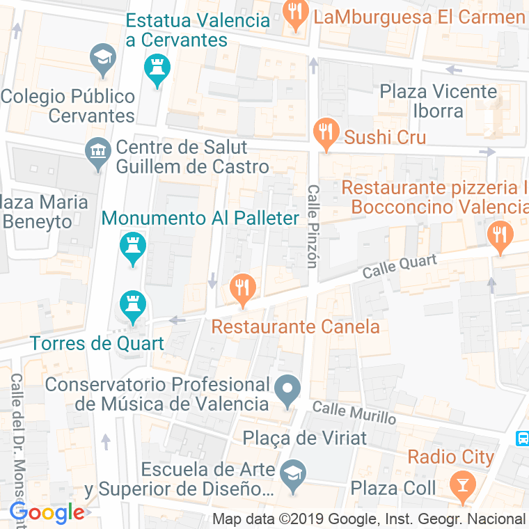 Código Postal calle Cañete en Valencia