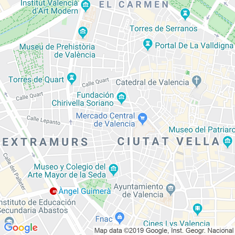 Código Postal calle Casetas De San Juan en Valencia