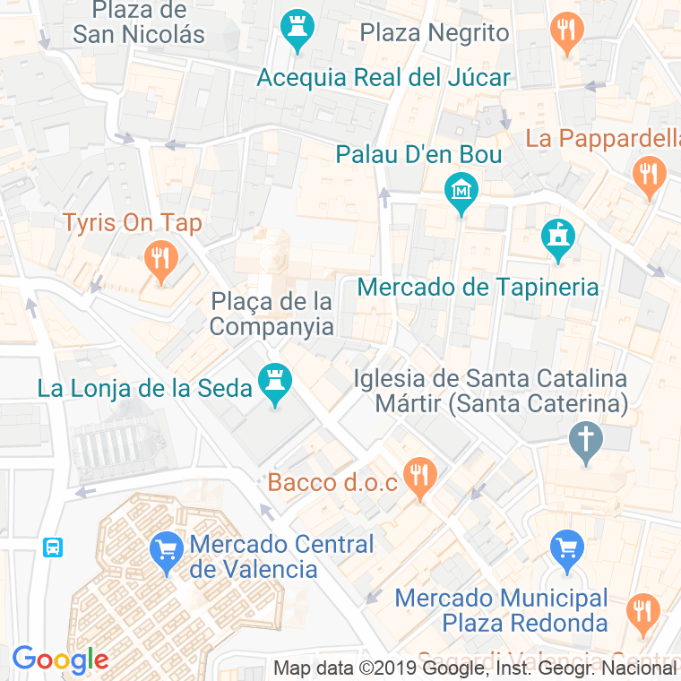 Código Postal calle Cenia en Valencia