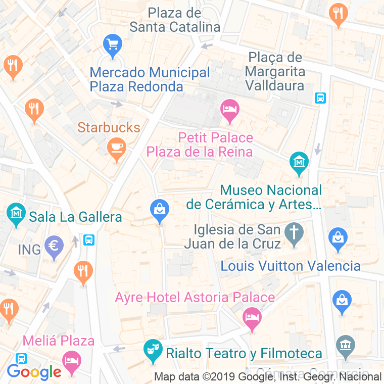 Código Postal calle Gascons en Valencia