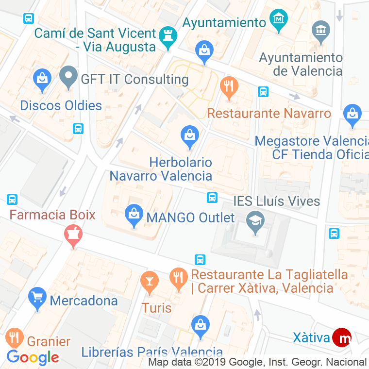 Código Postal calle San Pablo en Valencia