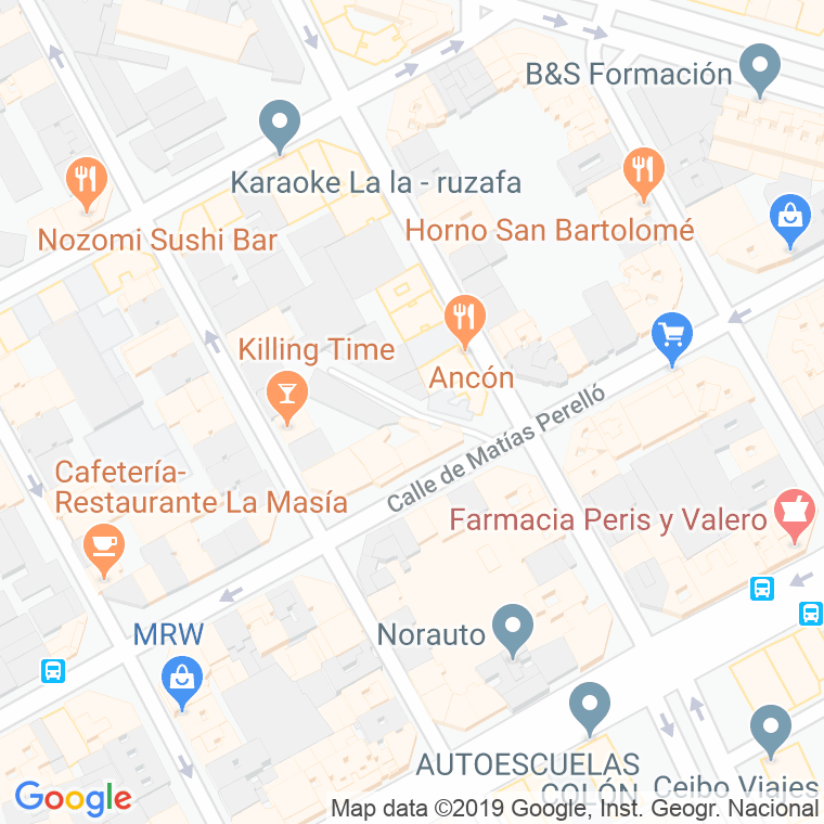 Código Postal calle Canals en Valencia