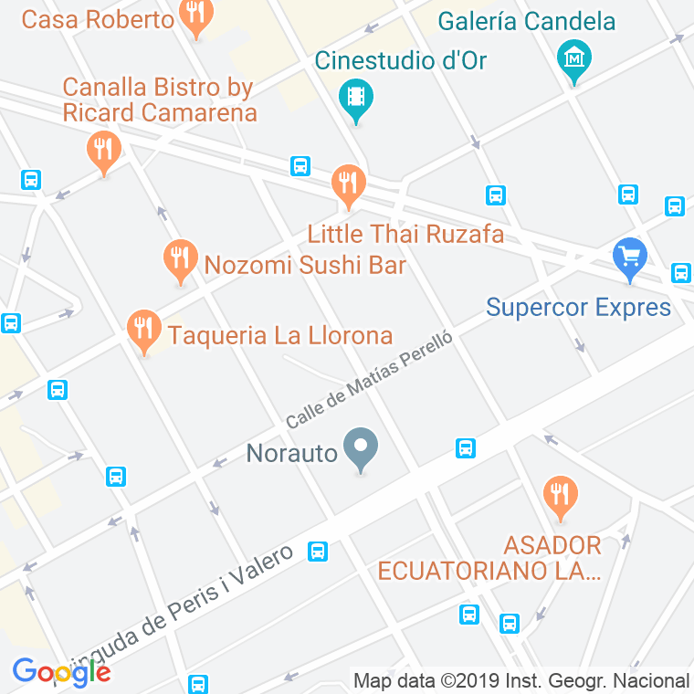 Código Postal calle Luis Santangel en Valencia