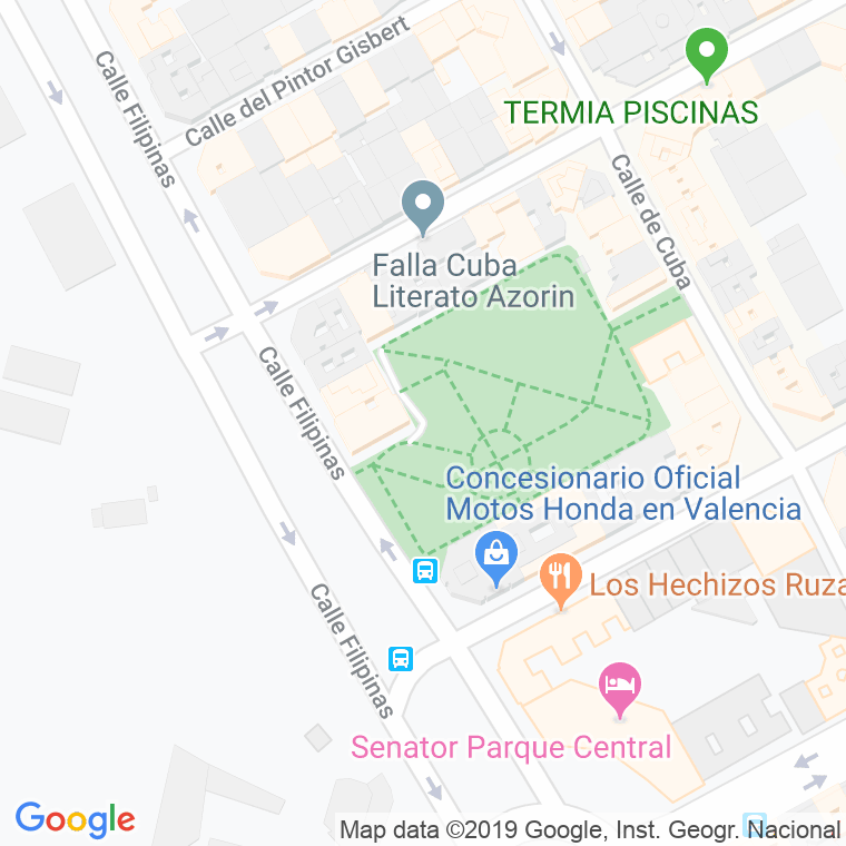Código Postal calle Manuel Granero, plaza en Valencia