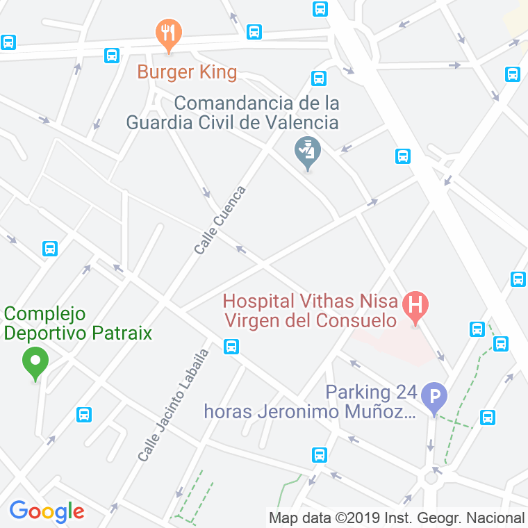 Código Postal calle Mosen Fenollar en Valencia