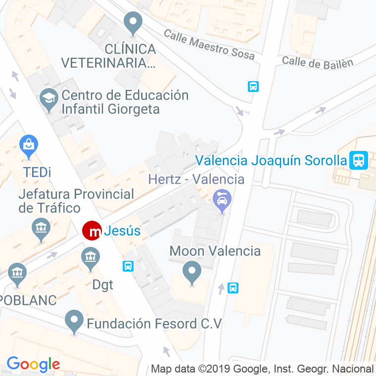 Código Postal calle Roig De Corella en Valencia
