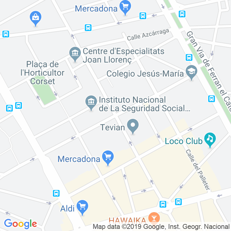Código Postal calle Gabriel Miro en Valencia