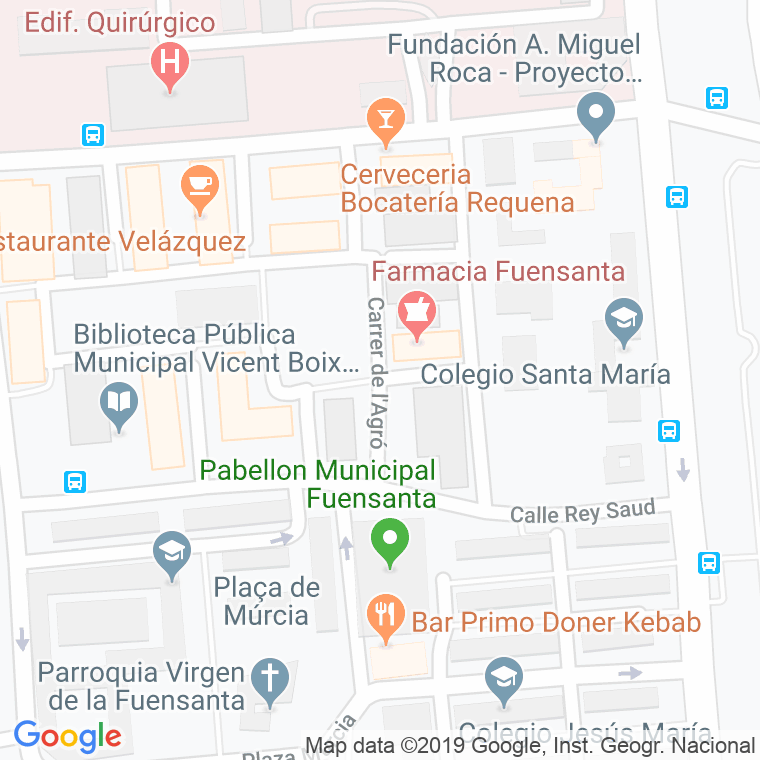 Código Postal calle Garza Imperial en Valencia